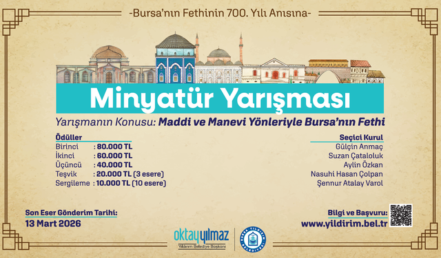80 bin lira ödüllü minyatür yarışması başvuruları başladı