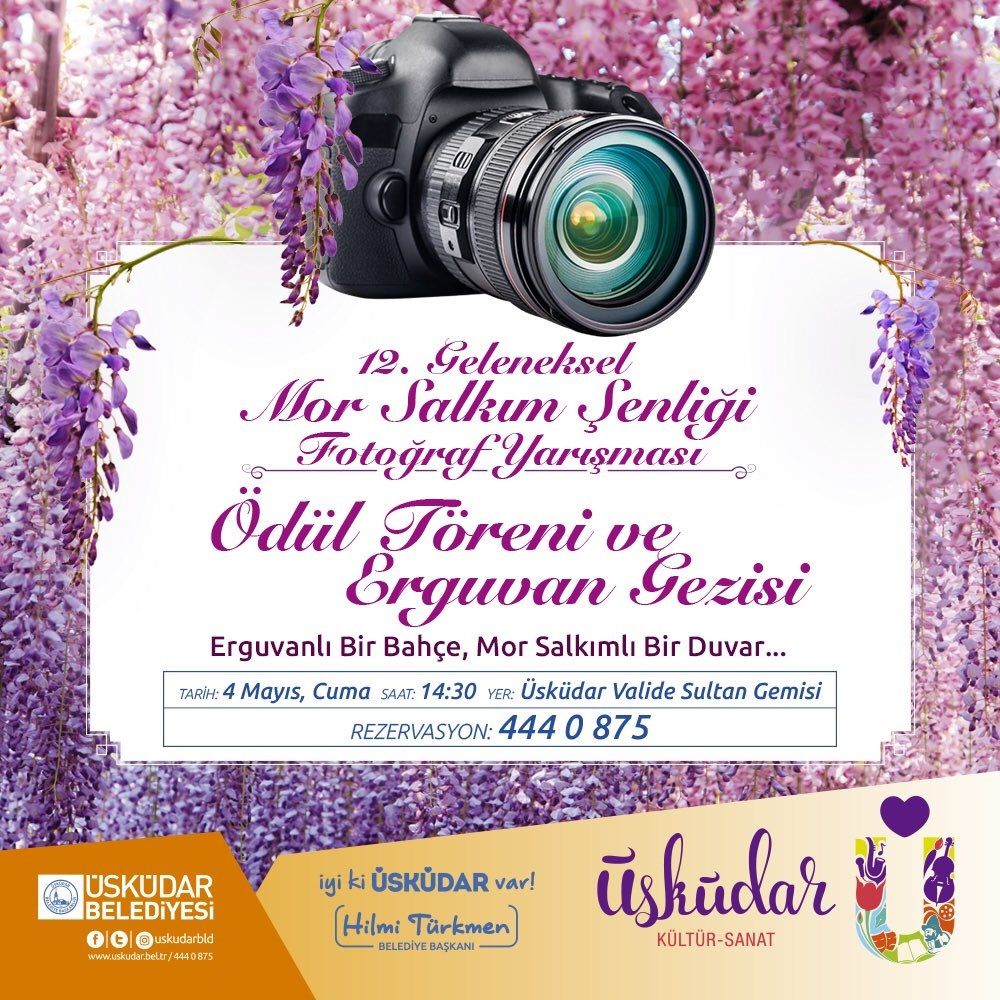 12. Mor Salkım Şenliği fotoğraf yarışması - Dünya Bizim Kültür Portalı