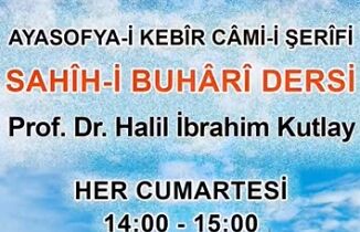 Ayasofya Camii'nde Sahih-i Buhari dersleri