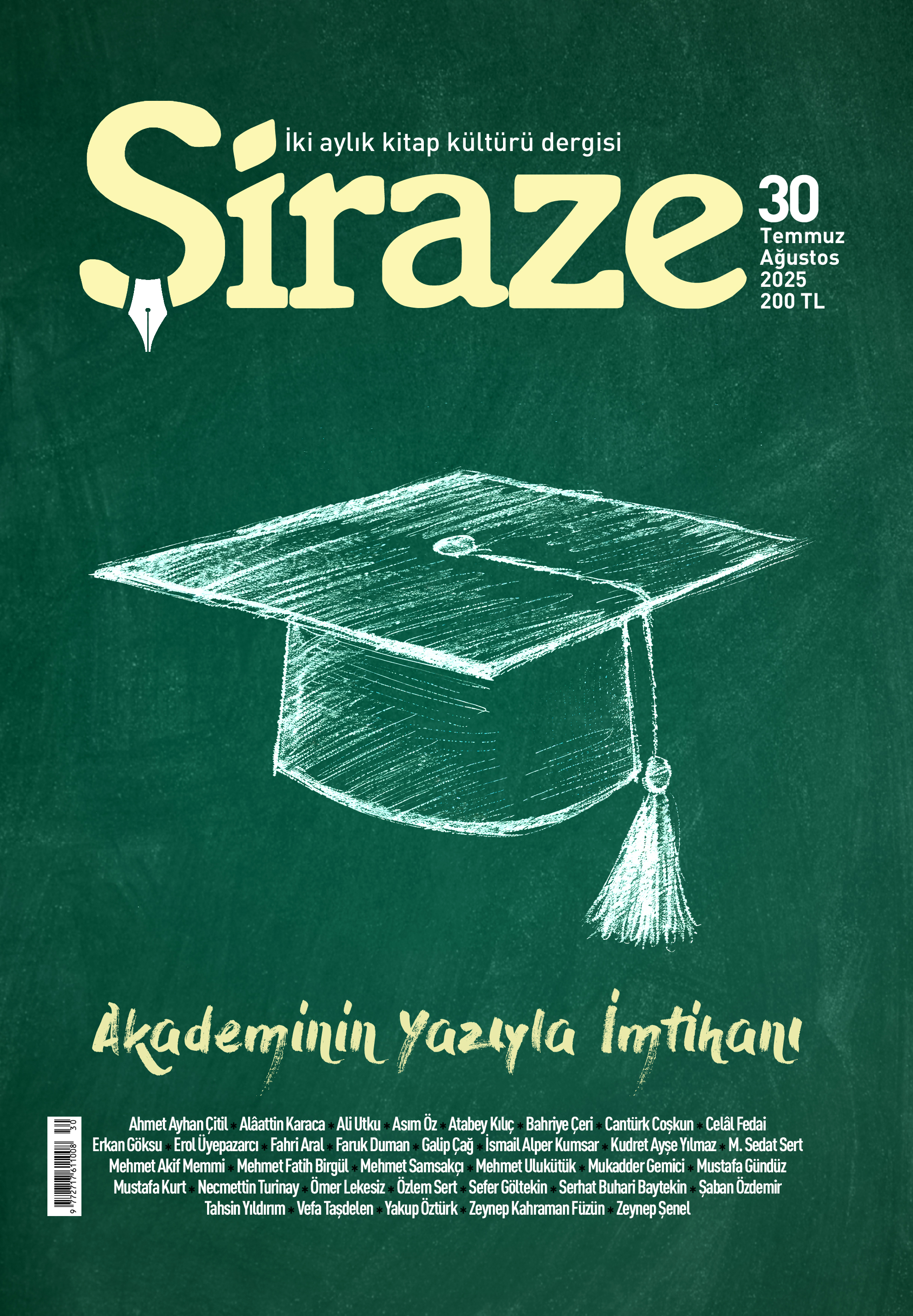 Şiraze Dergisi 30. Sayı Kapağı