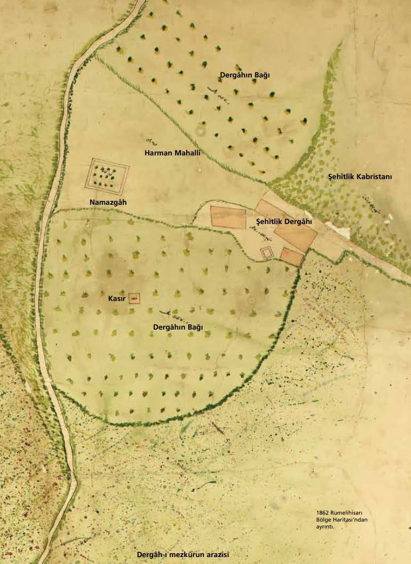 Rumelihisari Bolge Haritasi 1862