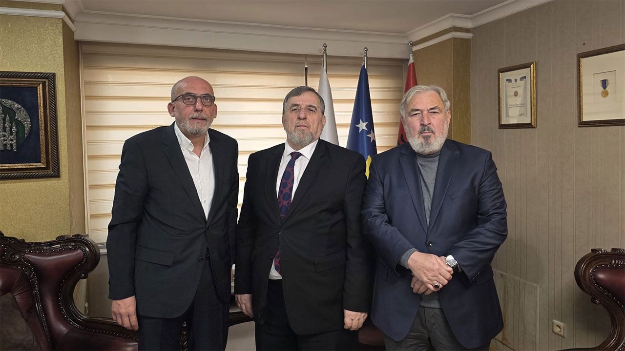 İbrahim Selamet, Naim Ternava, Aykut Özmen Kosova İslam Birliği